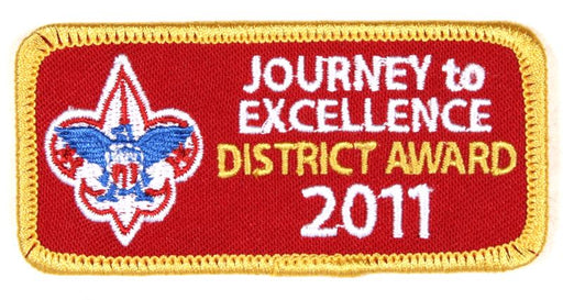 2011 District Journey to Excellence Award Bronze Patch