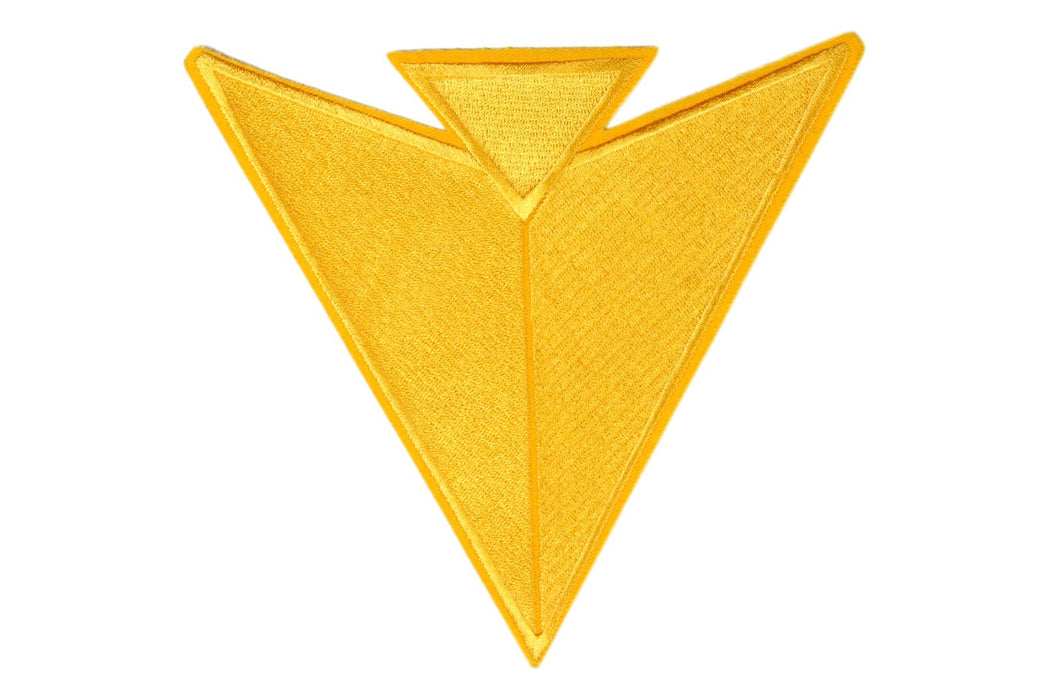 Arrow Point Jacket Patch Gold