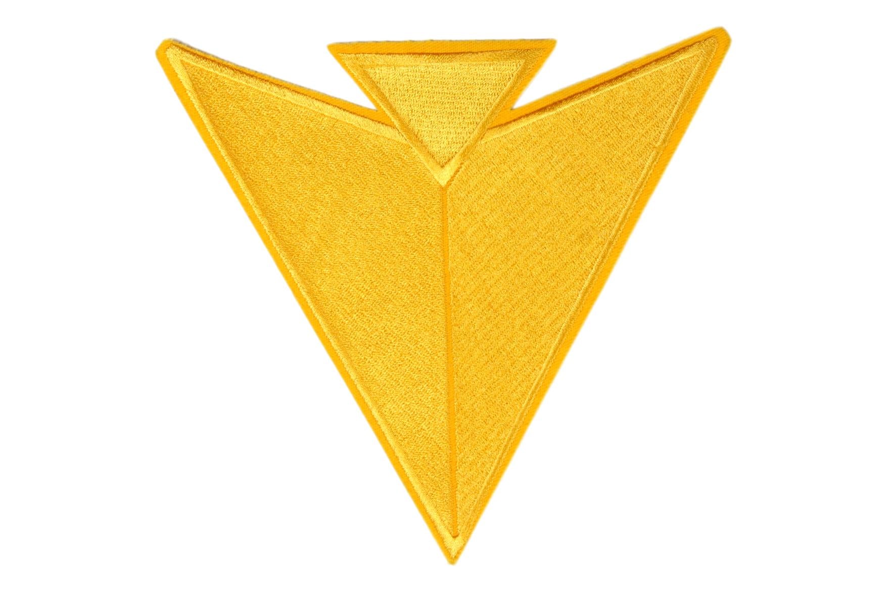 Arrow Point Jacket Patch Gold