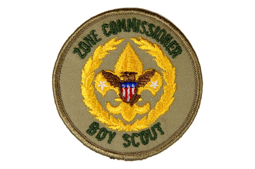 Boy Scout Zone Commissioner Patch
