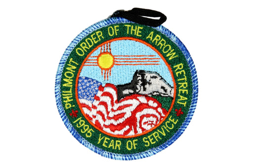 1995 Philmont OA Year of Service Retreat Patch