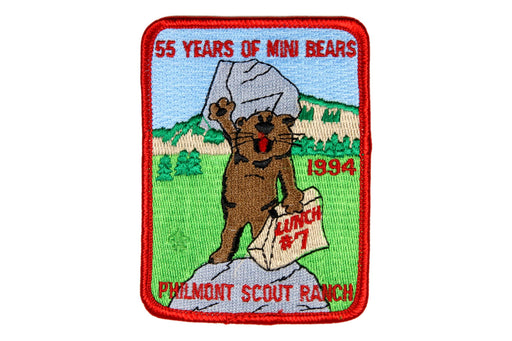 1994 Philmont Mini Bear Adventure Patch