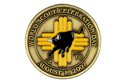 2007 Philmont World Scout Celebration Coin Yellow