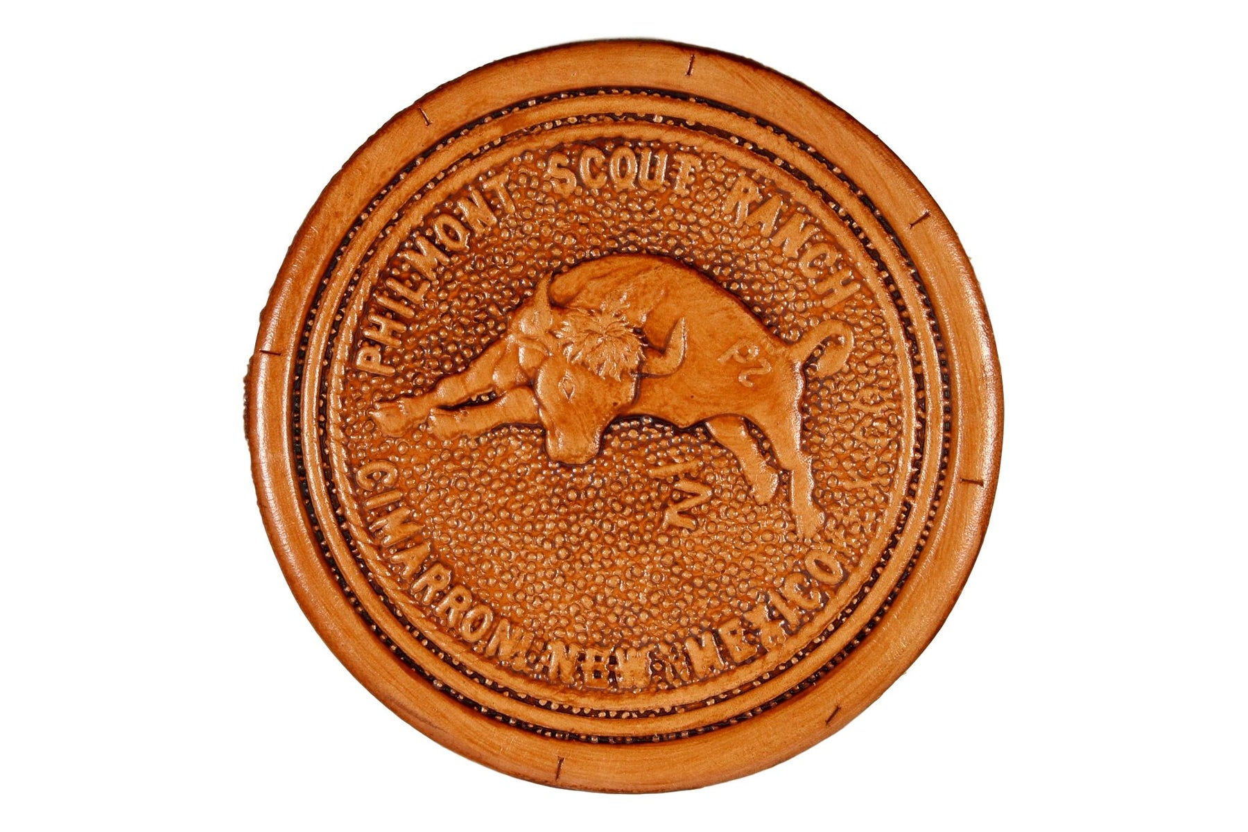 Philmont Scout Ranch Leather Patch