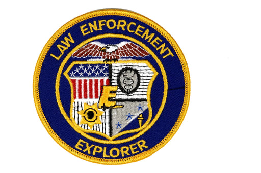 Law Enforcement Explorer Patch Stylized E