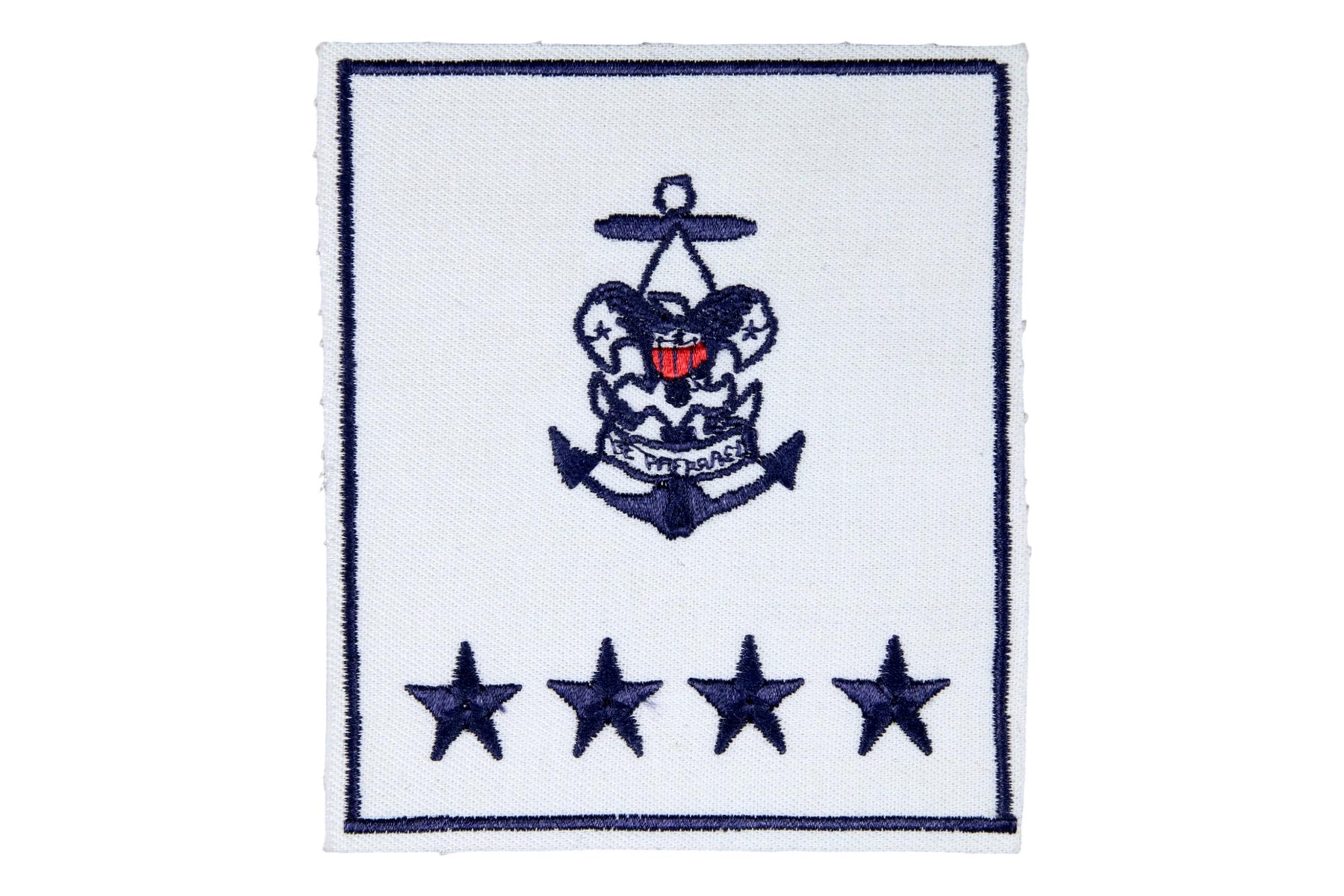 Sea Scout National Professional Staff on White Plastic Back