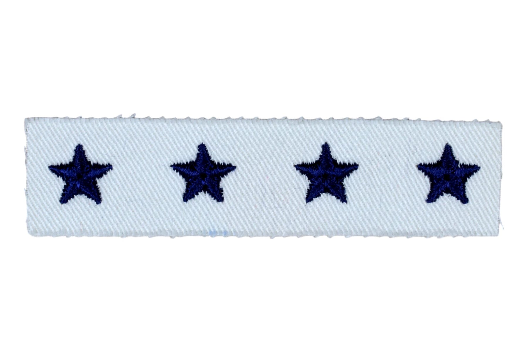 Sea Scout National/Regional Officer Rating on White Plastic Back