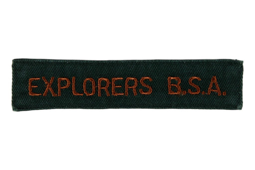 Explorers B.S.A. Shirt Strip 1960s Forest Green