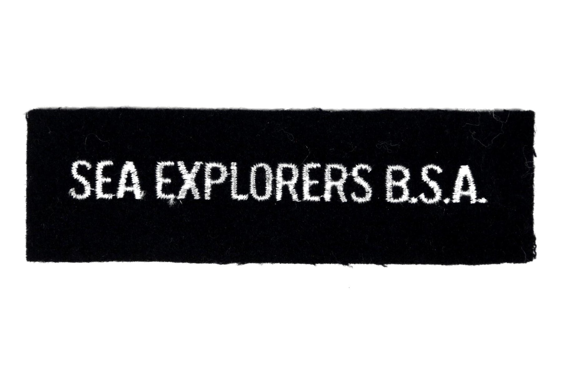 Sea Explorers B.S.A. Shirt Strip on Blue Felt