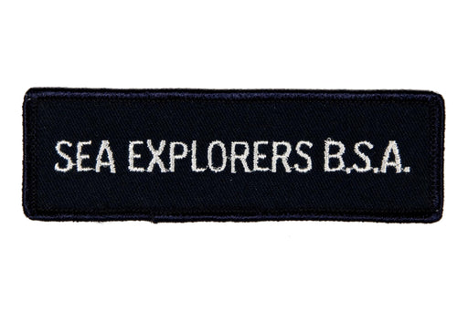 Sea Explorers B.S.A. Shirt Strip on Blue Twill Rolled Edge