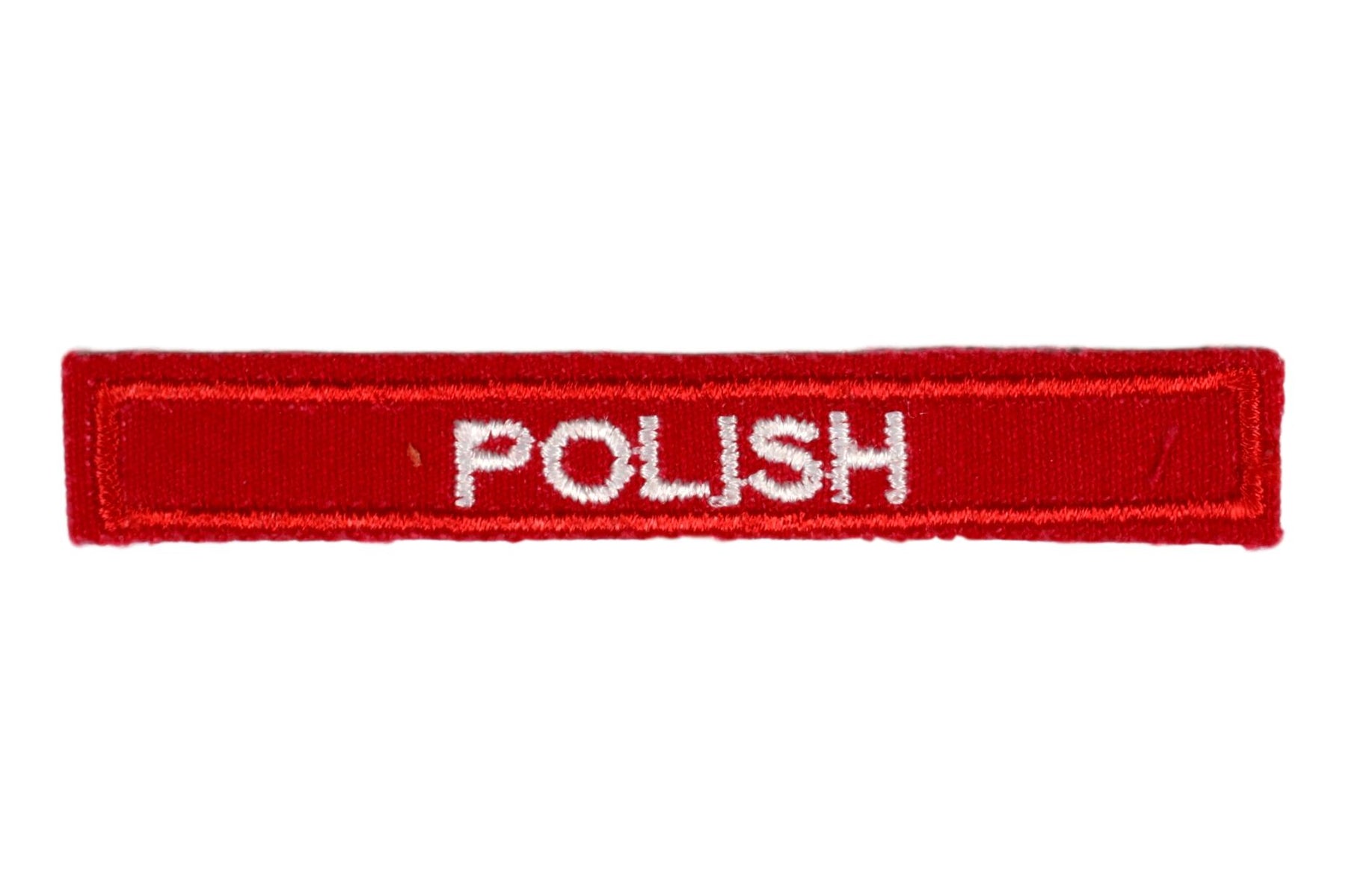 Polish Interpreter Strip Red