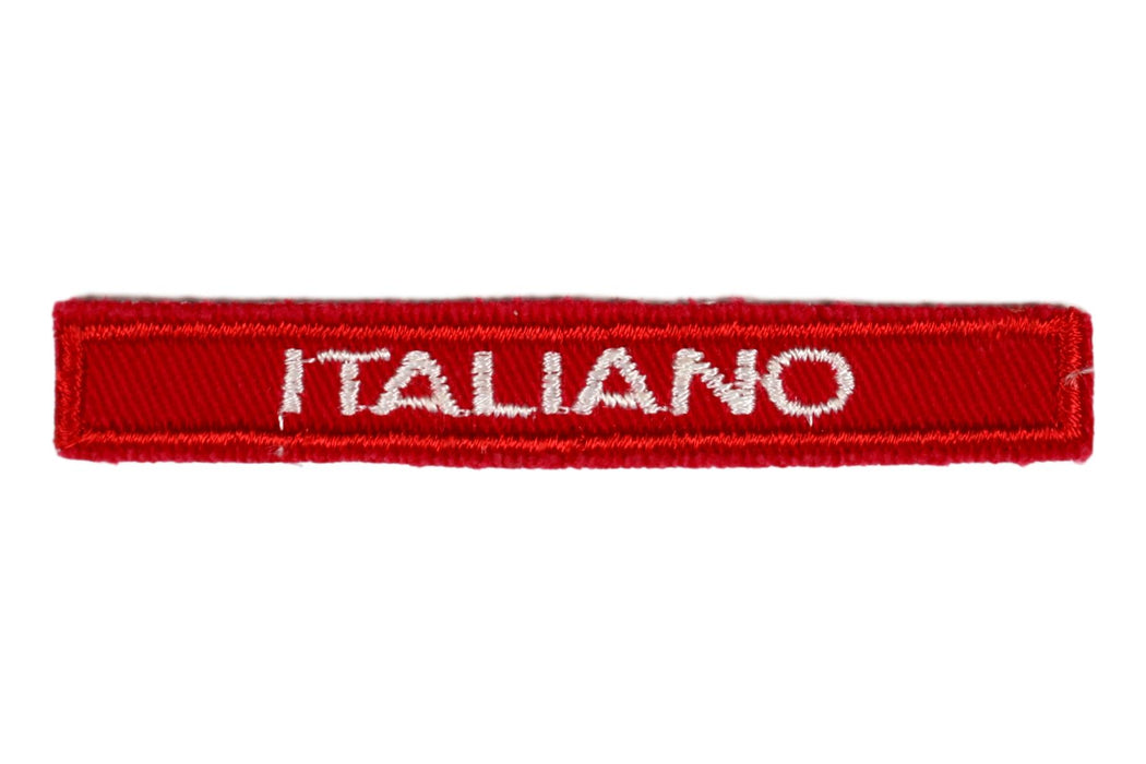 Italian Interpreter Strip Red
