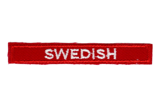Swedish Interpreter Strip Red