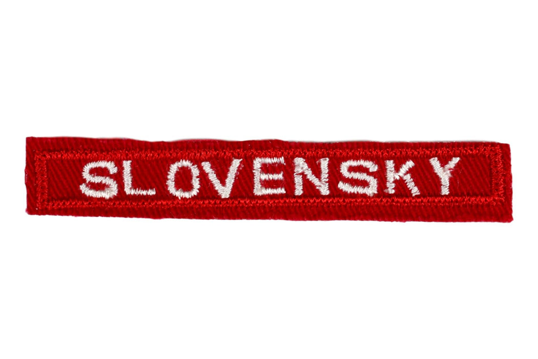 Slovak Interpreter Strip Red
