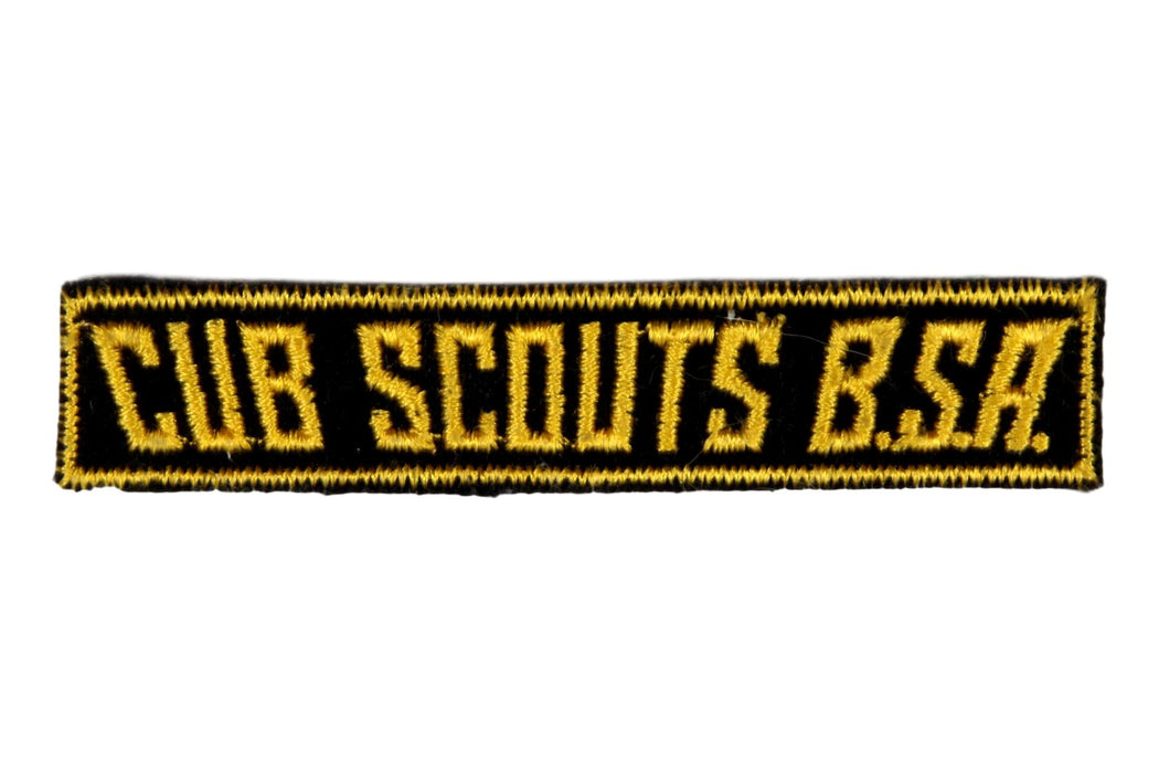 Cub Scouts B.S.A Shirt Strip 1930s