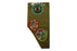 Merit Badge Sash 1950s-1960s Khaki with 16 Khaki Crimped Merit Badges and More
