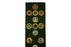 Merit Badge Sash 1940s - 1950s with 1 Sand Twill 2 Tan and 19 Kahki Crimped Merit Badges on Explorer Green