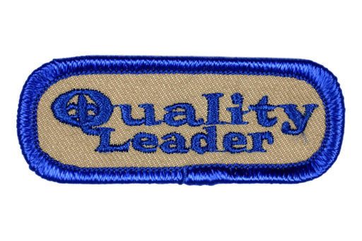 Quality Leader Patch Blue