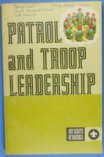 Patrol and Troop Leadership 1977