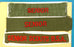 Senior Scout Shirt Strip Card of Three