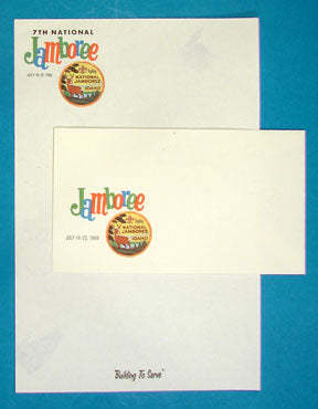 1969 NJ Stationary Sheet and Envelope