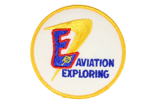 Aviation Exploring Patch Circle V Symbol Gauze Back