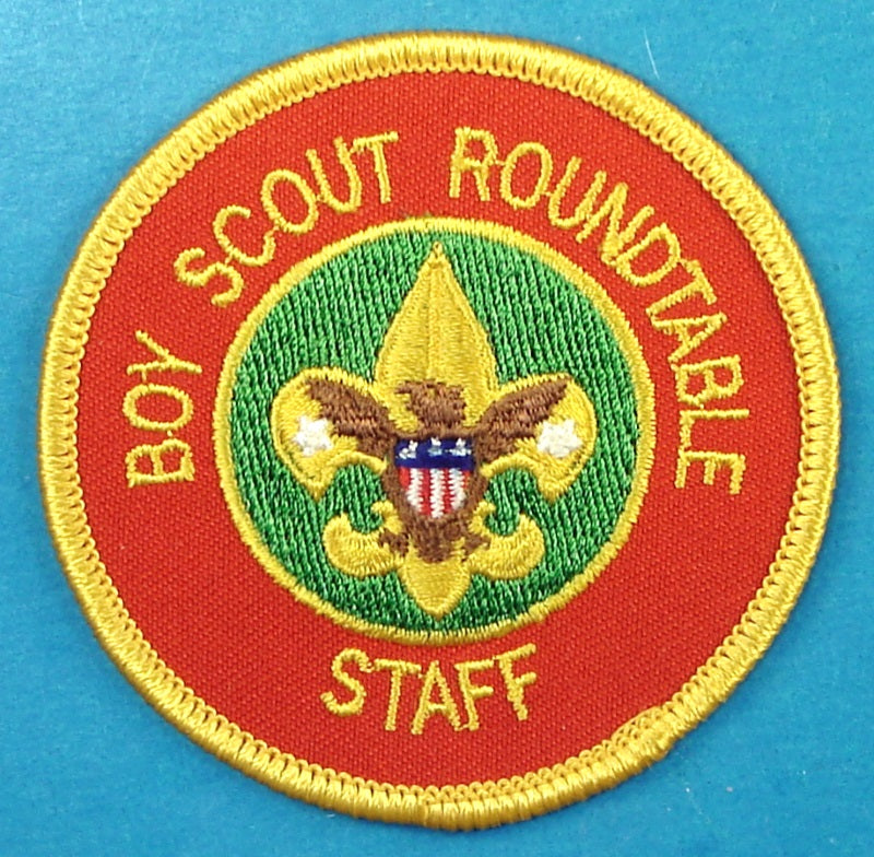 Boy Scout Roundtable Staff Patch No Wreath