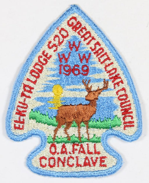 Lodge 520 Patch 1969 Fall Conclave