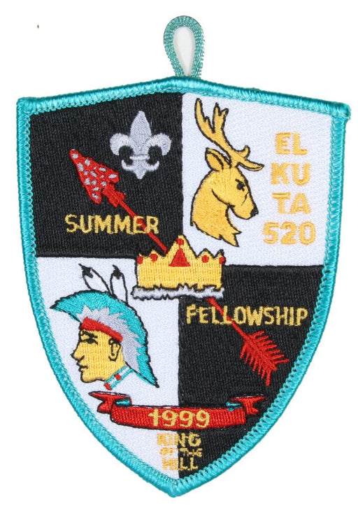 Lodge 520 Patch 1992 Summer Fellowship Blue