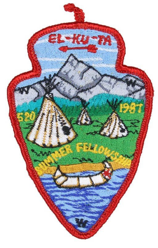 Lodge 520 Patch 1987 Summer Fellowship