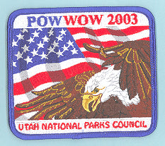2003 BYU Merit Badge Pow Wow Patch