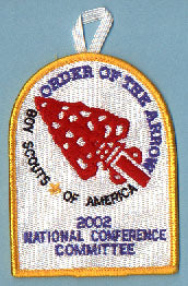 2002 OA National Conference Committee Patch