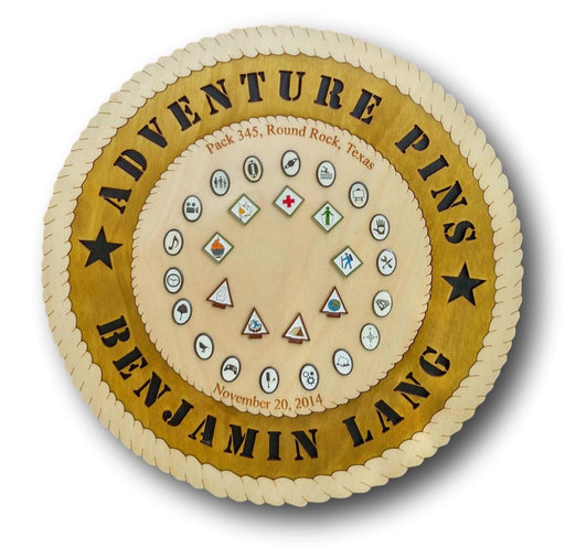 Adventure Pin Plaque - Circle