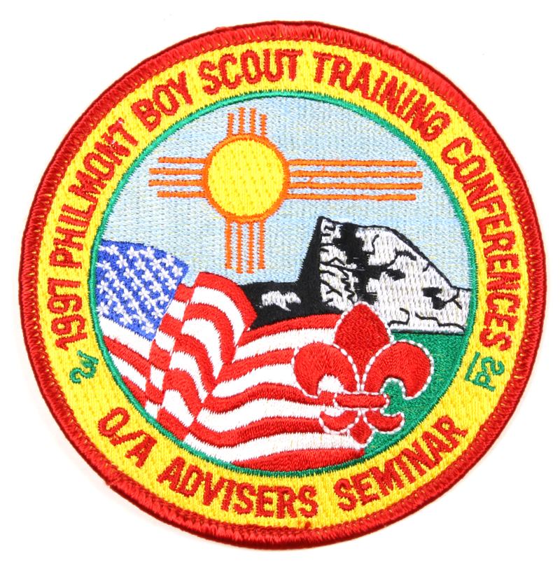 1997 Philmont Training Center Order of the Arrow Adviser Seminar Patch