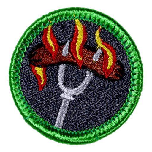 Hot Dog Burning Merit Badge