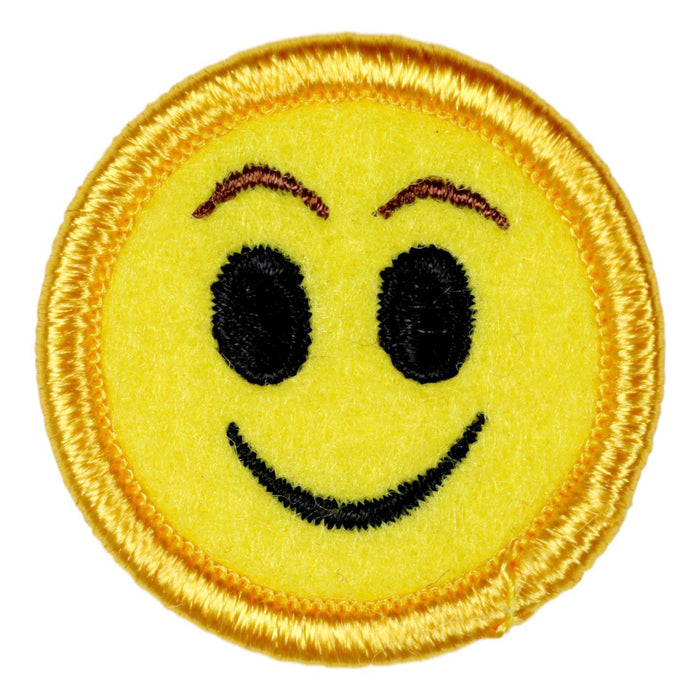 Smiley Face Merit Badge Emoji