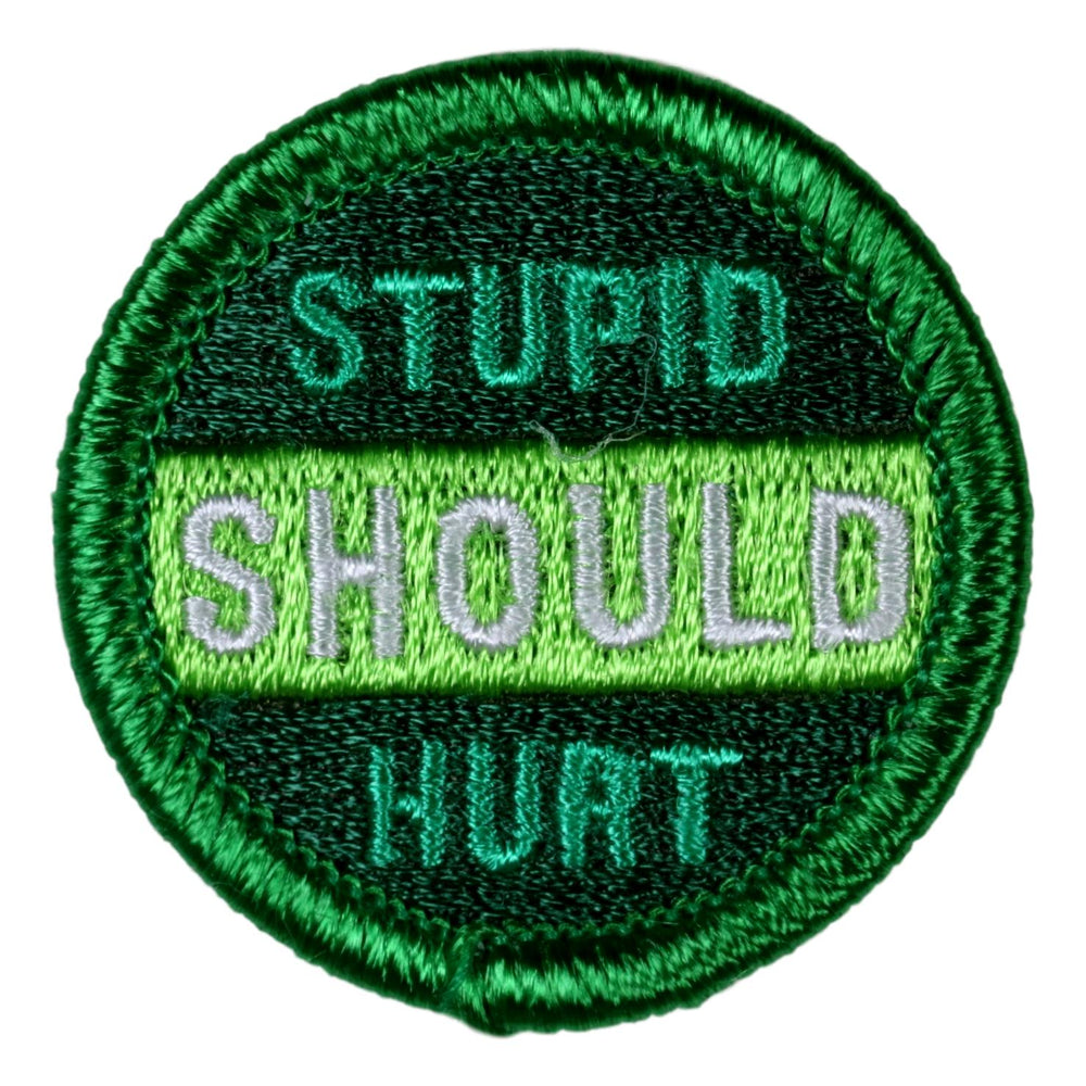 Stupid Should Hurt Merit Badge