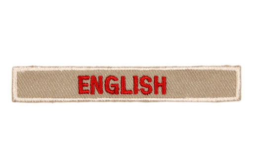 English Interpreter Strip