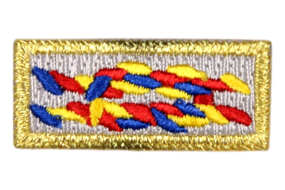 Nudo Scout Arrow Light Nudo Cuadrado 'Arrow Of Light' De BSA - Insignia De Premio Para Boy Scouts - Edición Actual, Como Nuevo Arrow Of Light Boy Scouts