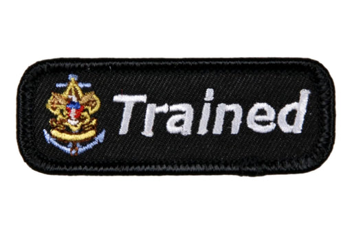 Trained Patch Sea Scout White on Black