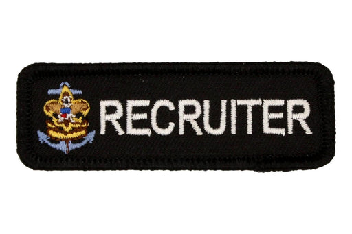 Trained Patch Sea Scout Recruiter on Black