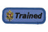 Trained Patch Sea Scout on Light Blue with Blue Border