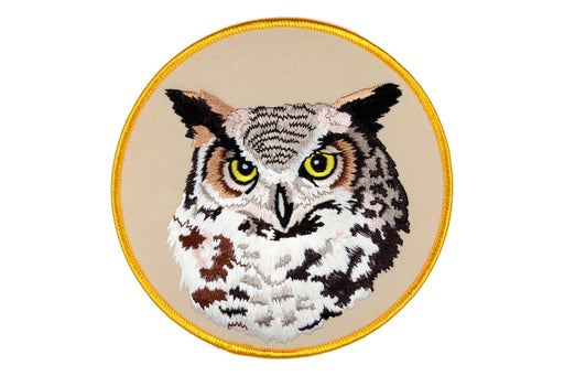 Owl Patrol Jacket Patch Horned Owl