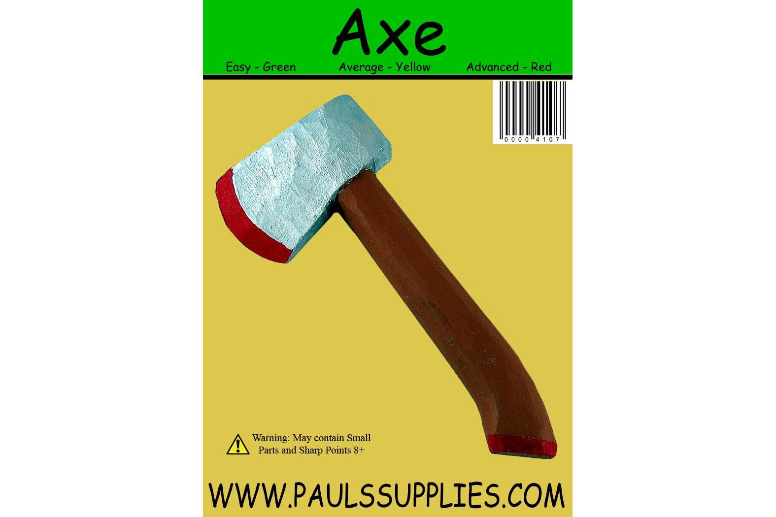 Axe Neckerchief Wood Carving Project