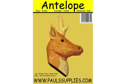 Antelope Neckerchief Wood Carving Project