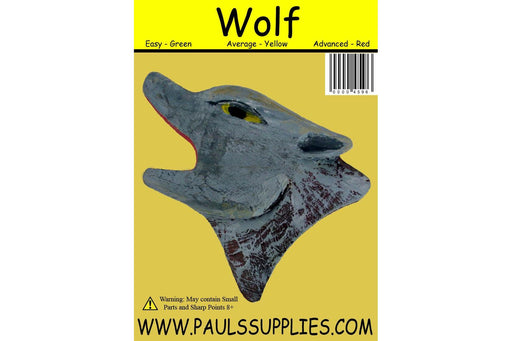 Wolf Neckerchief Wood Carving Project