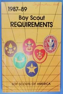 Boy Scout Requirements Book 1987-89