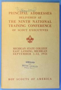 Ninth National Training Confererce  Adresses