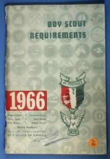 Boy Scout Requirements Book 1966
