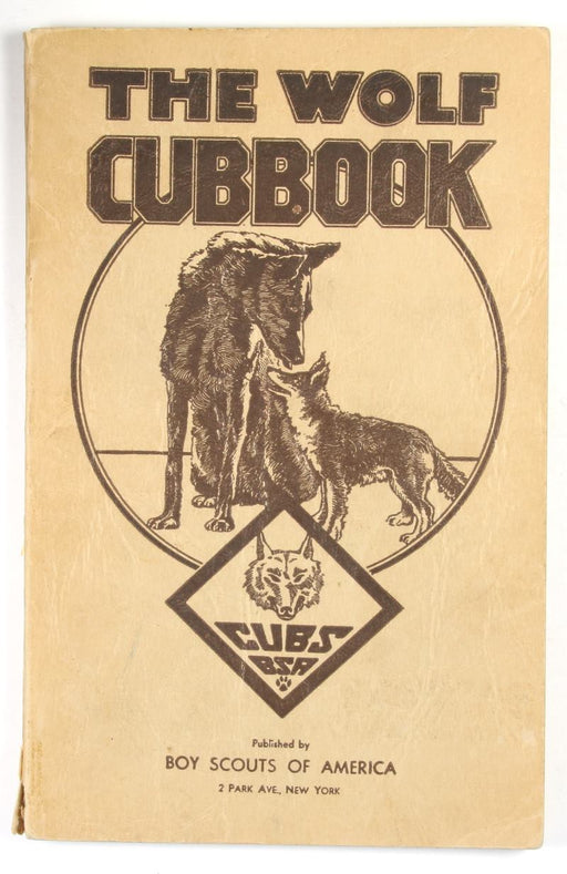 Wolf Cub Scout Book 1938